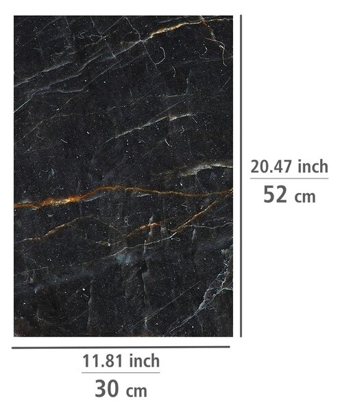Капаци за печки от закалено стъкло в комплект от 2 броя 52x30 cm Marble - Allstar