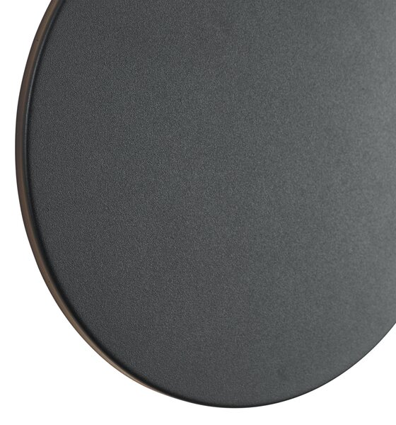 Външна стенна лампа черна с LED IP54 - Soleil