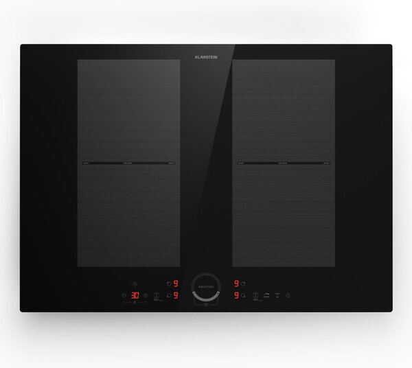 Klarstein Delicatessa 70 Flex, индукционен плот за вграждане, 4 зони, 7000W, стъклокерамика