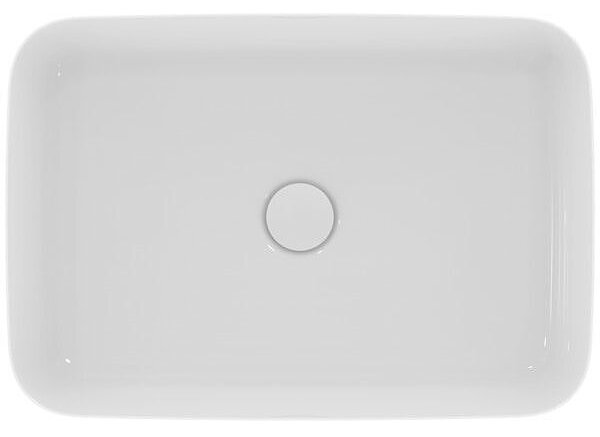 Ipalyss правоъгълна мивка за монтаж върху плот 55 cm, без преливник