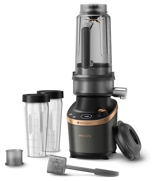 Блендер Philips HR3770/10, 1500W, вместимост 2 l, 8 програми, черен