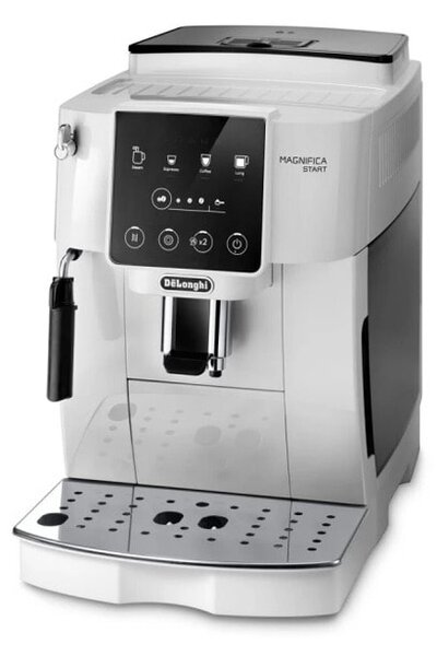 Кафеавтомат DeLonghi Magnifica Start, 1450W, 15 bar налягане, Touch контрол, бял