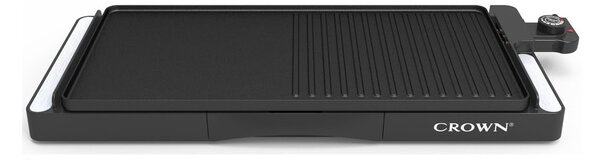 Скара Crown CHG-2551Е, термостат, незалепващо покритие, тавичка за мазнина, 2200W