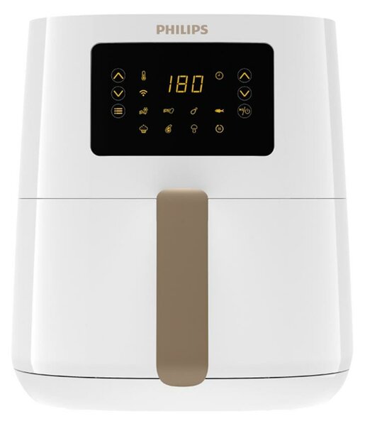 Фритюрник с горещ въздух Philips HD9255/30, 4.1 л. вместимост, "13 в 1" програми, технология Rapid Air, Wi-Fi свързаност, 1400W