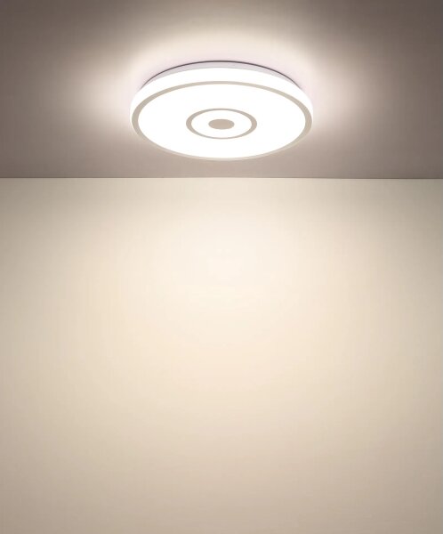 Globo 48580R - LED плафон CALLIE LED/24W/230V Ø 38 см матиран хром