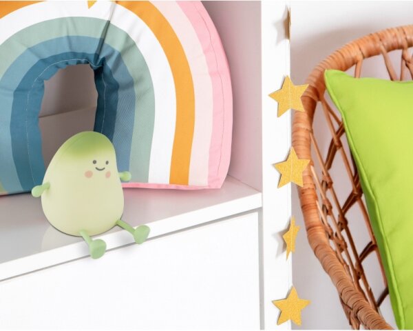 Globo 2871 - LED RGBW димируема презареждаема детска нощна лампа MANGI LED/2W/5V 800 mAh манго