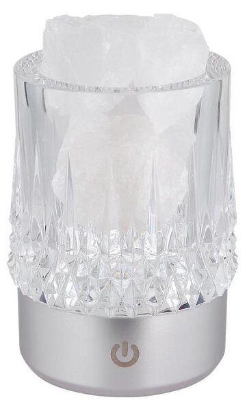 Globo 21044S - LED сензорна настолна лампа LIZZY LED/1W/5V 3000K 1200 mAh сребриста