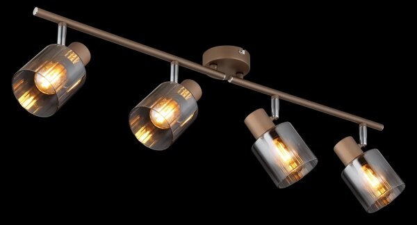Globo 54318-4 - Точково осветително тяло WALTON 4xE14/40W/230V