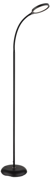 Globo 58503S - LED димируема сензорна подова лампа KALDERON LED/8W/230V черна
