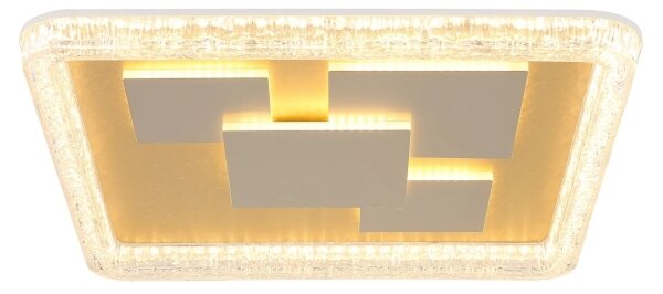 Globo 48476-40 - LED таванно осветително тяло LORAINE LED/40W/230V, 48,8 x 48,8 см, златисто