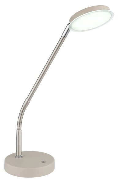 Globo 58504TSA - Сензорно димируема LED настолна лампа SILVIO LED/6,5W/230V бежова