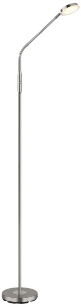 Globo 58504SN - LED димируема подова лампа с докосване SILVIO LED/6,5W/230V матов хром