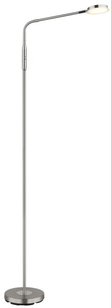 Globo 58504SN - LED димируема подова лампа с докосване SILVIO LED/6,5W/230V матов хром