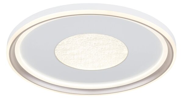 Globo 48558-60 - Димируемо LED таванно осветително тяело EILA LED/60W/230V Ø 59 см бежово + дистанционно управление