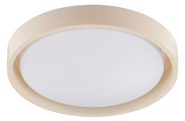 Brilliant - LED таванен плафон SONORA, 12 W, 230 V, 3000 K (топла бяла), Ø 31 см, бежов