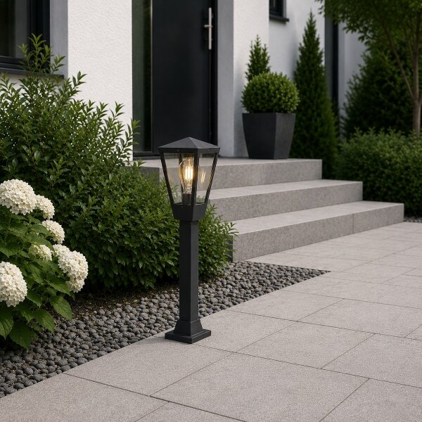 Brilliant - Външна лампа WESTDLIFF 1xE27/20W/230V 73,4 см IP44 антрацит