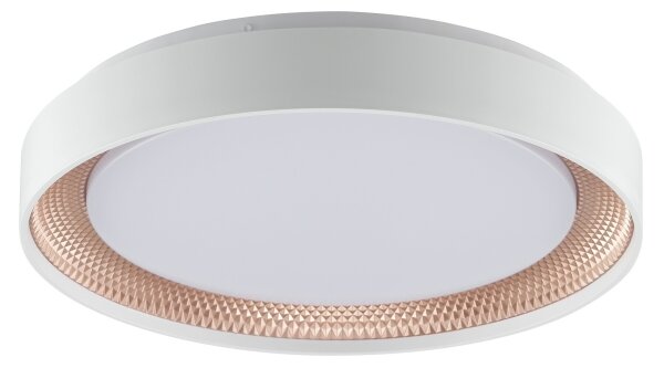 Brilliant - LED димируемо таванно осветително тяло WALDO LED/24W/230V бяло/розово злато + дистанционно управление