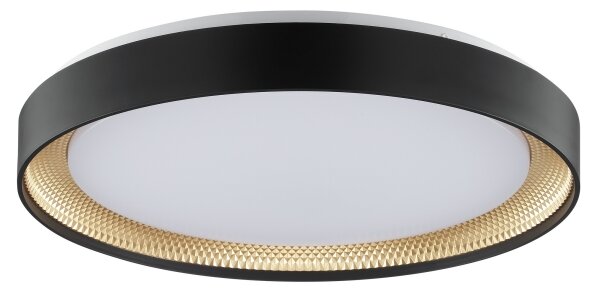 Brilliant - димируемо LED таванно осветително тяло WALDO LED/36W/230V черно/златно + с дистанционно управление