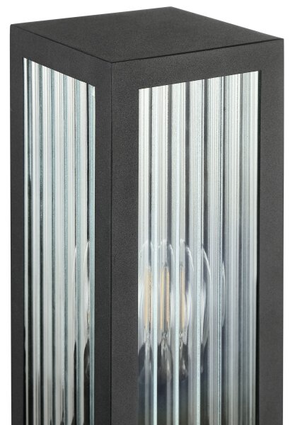 Brilliant - Външна лампа GETTA 1xE27/20W/230V 50 см IP44 черна
