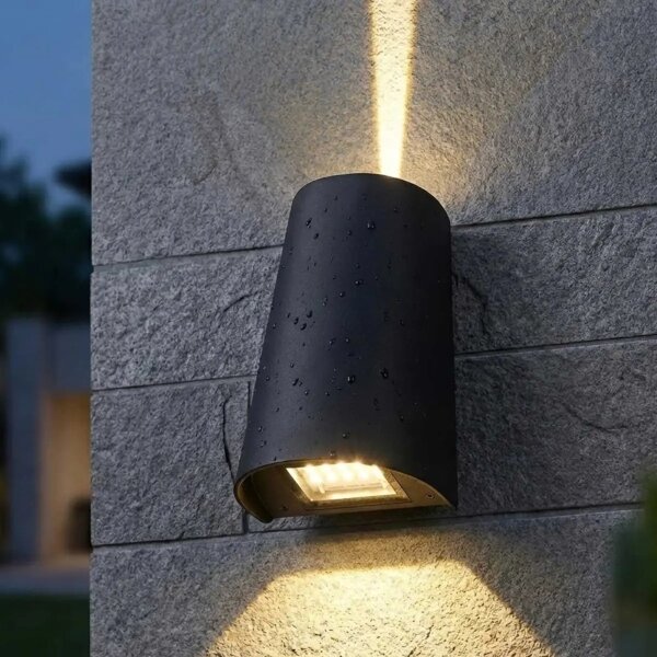 LED външен стенен аплик LED/11W/230V IP65 черен