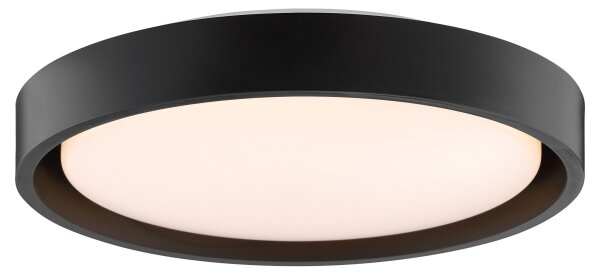 Brilliant - LED плафон SONORA LED/12W/230V 3000K Ø 31 см черен