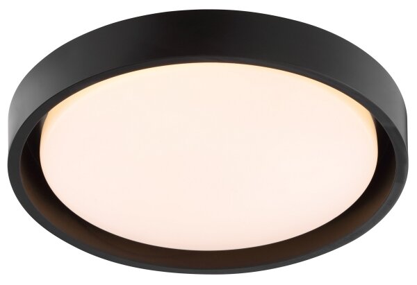 Brilliant - LED плафон SONORA LED/12W/230V 3000K Ø 31 см черен