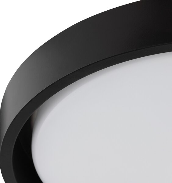Brilliant - LED плафон SONORA LED/12W/230V 3000K Ø 31 см черен