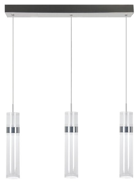 LED полилей на кабел AMBIENTE 3xLED/6W/230V 3000/4000/6000K лъскав хром