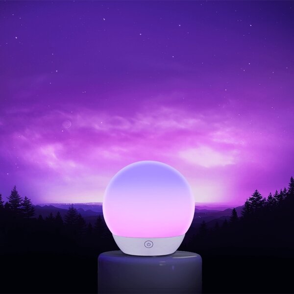 Aigostar - LED RGBW настолна лампа с регулируема яркост LED/5,5W/5V Wi-Fi