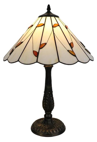 Brilagi - Витражна настолна лампа в стил Tiffany FOLIA 2xE27/60W/230V