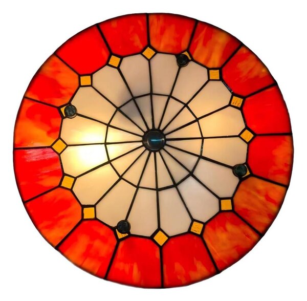 Brilagi - Tiffany витражен плафон SIENNA 3xE27/60W/230V Ø 40 см