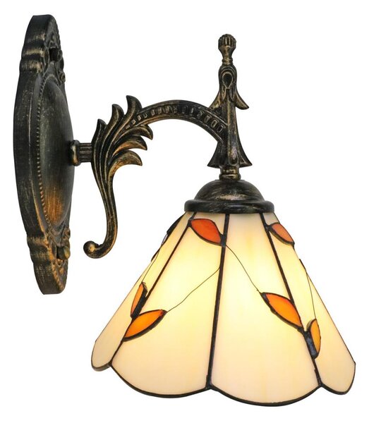 Brilagi - Tiffany витражна стенна лампа FOLIA 1xE14/40W/230V