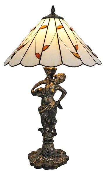 Brilagi - Tiffany витражна настолна лампа FOLIA 1xE27/60W/230V