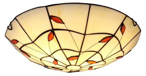 Brilagi - Tiffany витражно таванно осветително тяло FOLIA 2xE27/60W/230V Ø 40 см