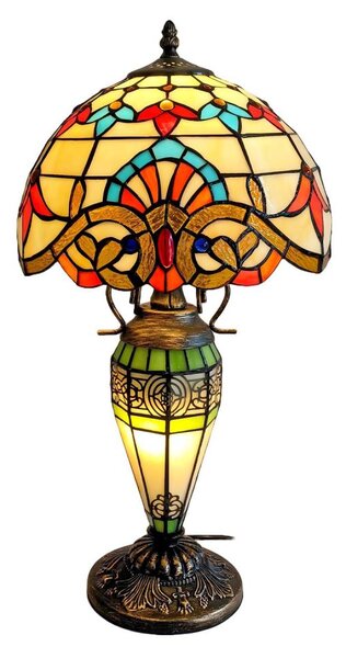 Brilagi - настолна лампа в стил Tiffany MIRABELLA 1xE27/60W/230V + 1xE14/40W