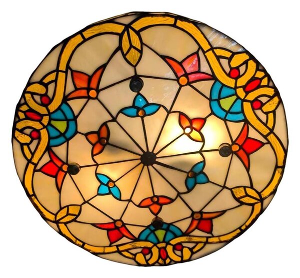 Brilagi - Tiffany витражно таванно осветително тяло MIRABELLA 3xE27/60W/230V Ø 40 cm