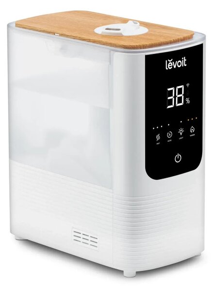 Овлажнител за въздух Levoit OasisMist 450S LUH-O451S-WEU, 40 м2, 280 W, 4.5 л, Ароматерапия, Автономия 45 часа, Бял