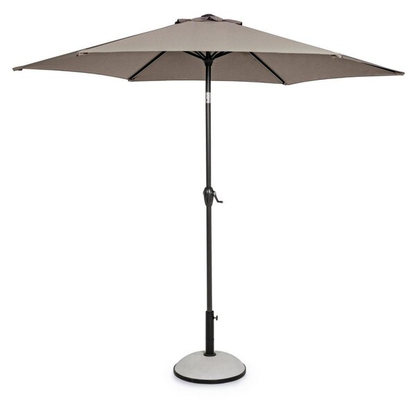 Кафяво-сив чадър ø 270 cm Kalife – Bizzotto