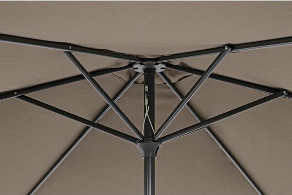 Кафяво-сив чадър ø 270 cm Kalife – Bizzotto