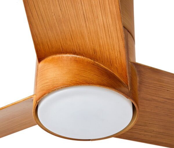 ZEVENTI - LED таванен вентилатор BARROSA LED/18W/230V Wi-Fi Tuya кафяв + дистанционно управление