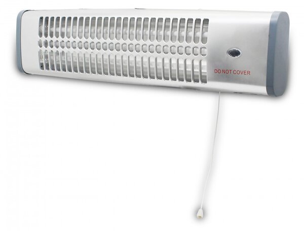 Печка за баня Rosberg R51972B, 1200W, Кварц, 3 тръби, 3 нива, IPX4, Сребрист