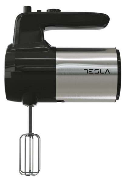 Ръчен миксер Tesla MX301BX, 300W, 5 скорости, Турбо, Инокс/Черен