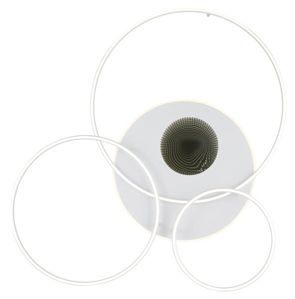 Globo 48466-70W-LED Димируемо таванно осветително тяло INVERTINA 70W/230V 105x26,5 cm сребристо+ДУ