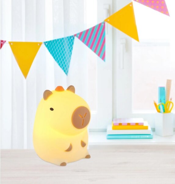 Globo 2874-LED RGBW Димируемо, презареждаемо детско нощно осветление CAPYBARA LED/1,5W/5V 1200 mAh капибара
