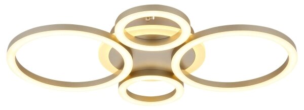 Globo 48039-40CO -LED Таванно осветително тяло LORETTA LED/40W/230V Ø 35,5 x 53 см, месинг