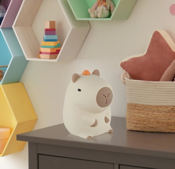 Globo 2874-LED RGBW Димируемо, презареждаемо детско нощно осветление CAPYBARA LED/1,5W/5V 1200 mAh капибара