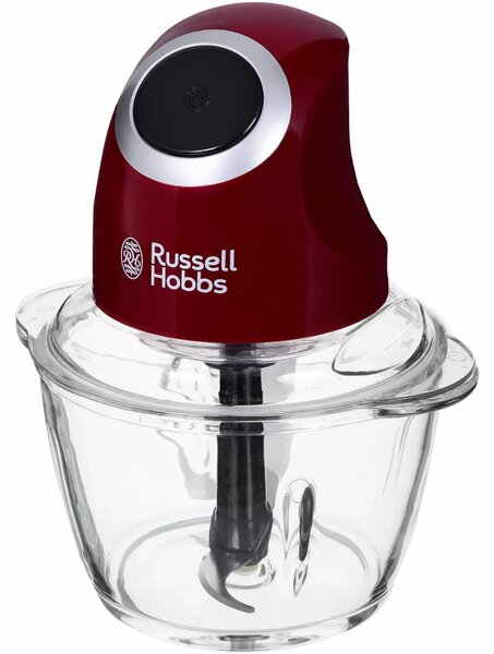 Мини чопър Russell Hobbs Desire 24660-56, 200W, 500ml, Стъклена купа, Червен