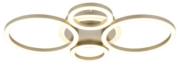 Globo 48039-40CO -LED Таванно осветително тяло LORETTA LED/40W/230V Ø 35,5 x 53 см, месинг