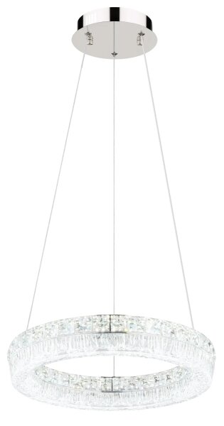 Globo 67387-24 - Димируем висящ полилей на кабел LAUREL LED/24W/230V прозрачен + дистанционно управление