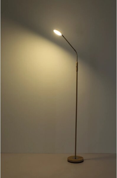 Globo 58504SSA - Димируема сензорна подова LED лампа SILVIO LED/6,5W/230V бежова